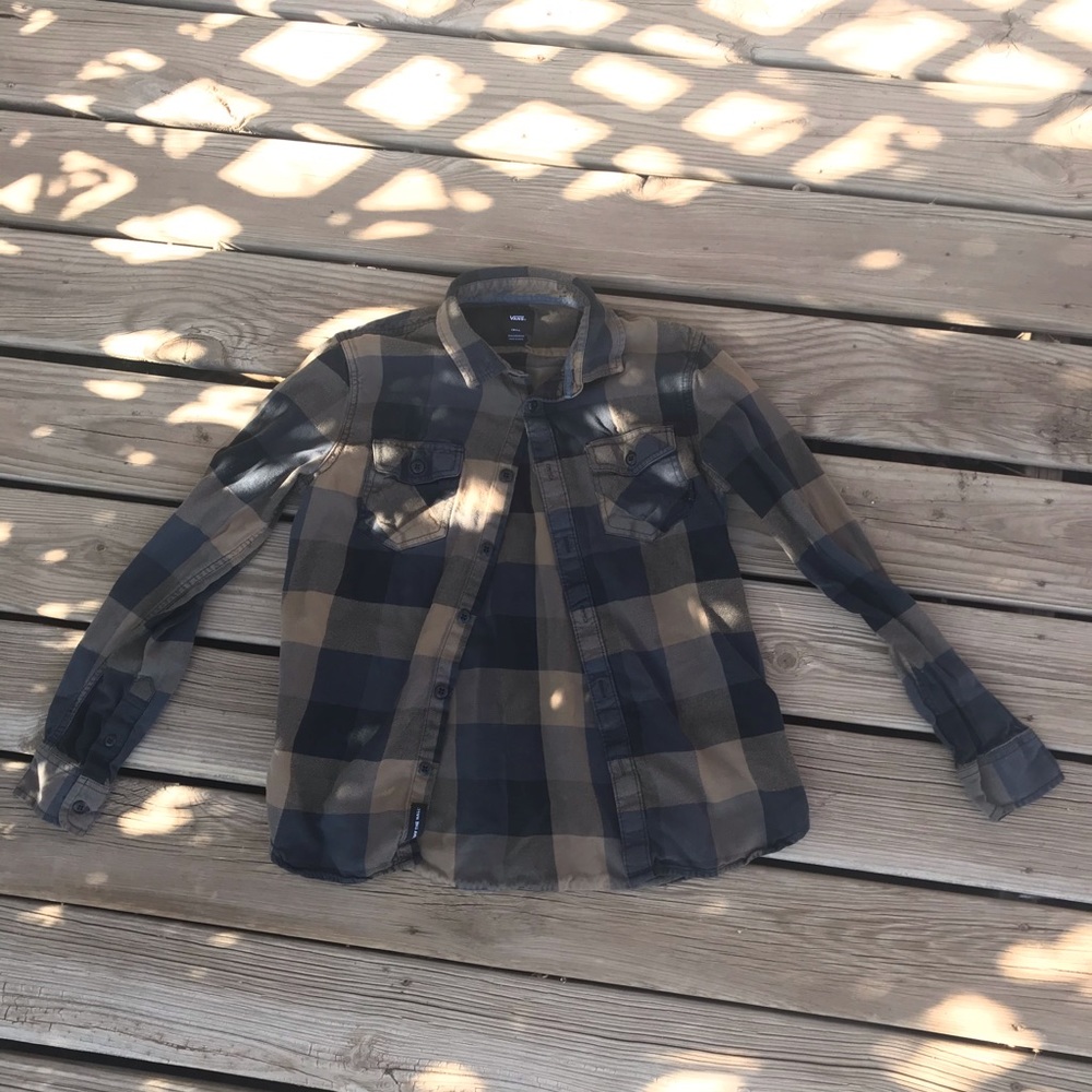 Vans button down shirt